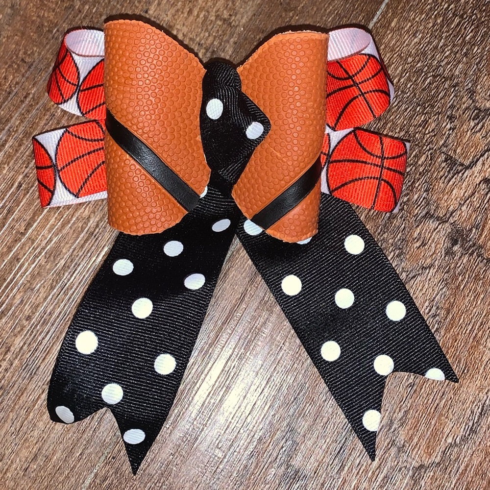 LET’S GO TEAM 📣 BASKETBALL CLIP BOWS